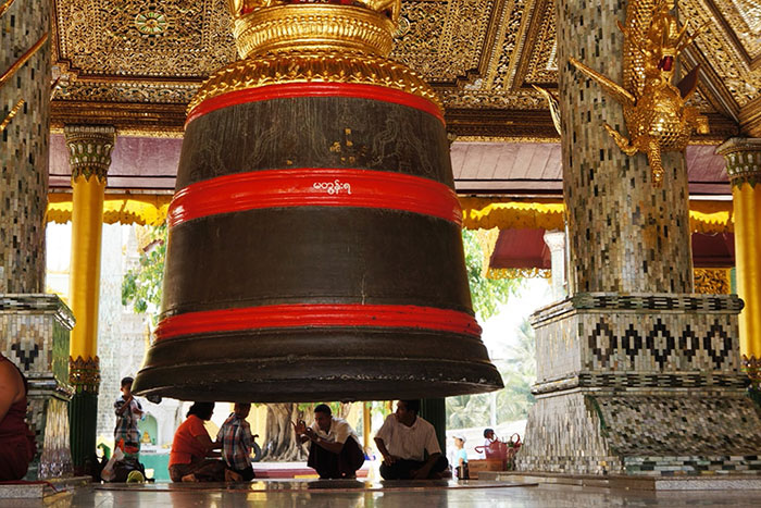 pagode Shwedagon Yangon pavillon
